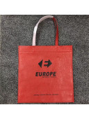 Balen...ga Lambskin Supremarket Large Shopper Bag Europe Red 2018