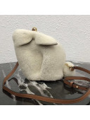 Loewe Bunny Mini Bag in Fur and Leather