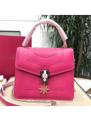Bvlgari Serpenti Forever Mini Top Handle Bag with Star Charm Pink 2021