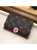 Louis Vuitton Flore Compact Wallet M64587 Red 2018
