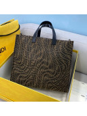 Fendi Sunshine FF Vertigo Medium Shopper Bag Bag Brown 2021 8379