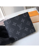 Louis Vuitton Men's Amerigo Wallet in Monogram Canvas Black N60053 2020