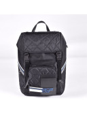 Prada Technical Fabric and Nylon Backpack 2VZ135 Black 2019