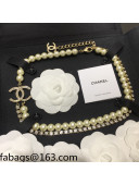 Chanel Pearl Short Necklace 2021 1108100