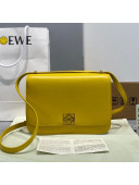 Loewe Medium Goya bag in silk calfskin Yellow 2021