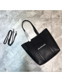 Balenciaga Everyday XS Small Tote Bag in Black Grained Calfskin 2022 
