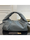 Bottega Veneta Large BV Jodie Leather Hobo Bag Grey 2020