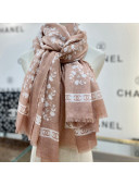 Chanel Cashmere Scarf 100x200cm Beige 2021 21100738 