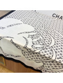 Chanel Cashmere Scarf 100x200cm White 2021 21100739