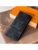 Louis Vuitton Brazza Wallet in Monogram Embossed Leather M80042 Black 2020