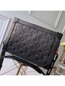 Louis Vuitton Monogram Empreinte Leather Soft Trunk Case Shoulder Bag M53288 Black 2019