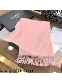 Chanel Cashmere Scarf 32x180cm Pink 2021 21100749