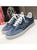 Dior Homme B01 Calfskin Suede Sneakers Blue 2021 01