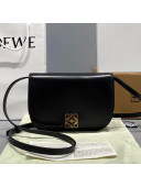 Loewe Goya Accordion/Mini Bag in Silk Calfskin Black 2021