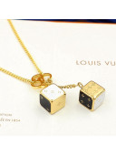 Louis Vuitton Game On Necklace Gold 2021 110917