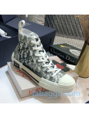 Dior B23 High-top Sneakers in White and Black Oblique Canvas 12 2020 (For Women and Men)