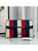 Gucci Dionysus Striped Leather Small Shoulder Bag 400249 Multicolor/White 2020