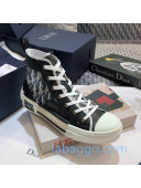 Dior B23 High-top Sneakers in Black Oblique Canvas 16 2020 (For Women and Men)