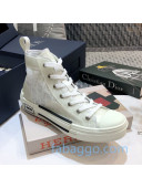 Dior B23 High-top Sneakers in White Oblique Canvas 17 2020 (For Women and Men)