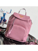 Prada Leather Backpack 1BZ035 Pink 2019