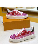 Louis Vuitton LV Escale Time Out Sneaker in Monogram Canvas Red 2020