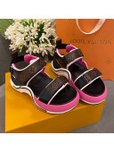 Louis Vuitton LV Archlight Contrasting Sporty Sandals Pink 2020