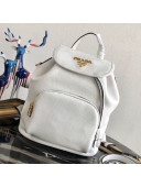 Prada Leather Backpack 1BZ035 White 2019