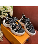 Louis Vuitton LV Archlight Contrasting Sporty Sandals White 2020