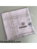 Chanel Cashmere Sqaure Scarf 110x110cm Light Pink 2021 21100760