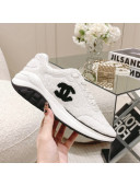 Chanel Shearling Sneakers White 2021 112273