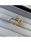 Cartier JUSTE UN CLOU Ring with Crystal Rosy Gold 2022