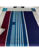 Hermes Avalon Wool Cashmere Blanket 140x170cm Dark Blue 2020 11