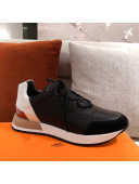 Hermes Patchwork Sneakers Black 2021 01 (For Women and Men)
