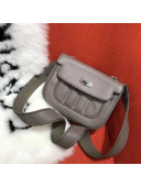 Hermes Swift Leather Berliner 20cm Shoulder Bag Deep Grey 2017