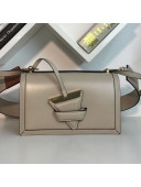 Loewe Barcelona Medium Bag in Box Calfskin Light Grey 2021