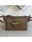 Loewe Barcelona Mini Bag in Box Calfskin Khaki 2021