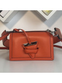 Loewe Barcelona Mini Bag in Box Calfskin Orange 2021