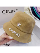 Chanel Canvas Bucket Hat Beige 2021 122213