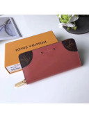 Louis Vuitton Patent Leather Venice Zip Around Wallet Rose 2018