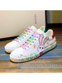 Gucci Ace Sneakers in Luminous Print Silky Calfskin 06 (For Women and Men) 