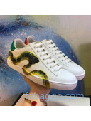 Gucci Ace Sneakers in Luminous Print Silky Calfskin 10 (For Women and Men) 