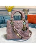 Dior My ABCDior Mini Bag in Dusty Pink Cannage Lambskin 2020