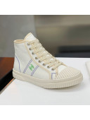 Chanel Vintage Canvas High-top Sneakers 21012501 White 2021