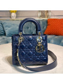 Dior My ABCDior Mini Bag in Navy Blue Cannage Lambskin 2020