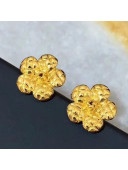Chanel Metal Bloom Stud Earring Gold 61 2020