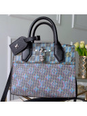 Louis Vuitton Monogram Pop City Steamer Mini Top handle Bag M55469 Blue 2019