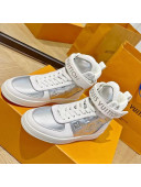 Louis Vuitton Boombox Sneaker Boots Silver 2021 112452