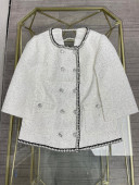 Chanel Sequins Jacket White 2022 80