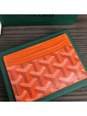 Goyard Card Holder Wallet Orange 2021