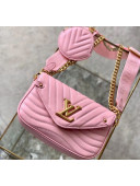 Louis Vuitton Multi Pochette New Wave Shoulder Bag M56468 Pink 2020
